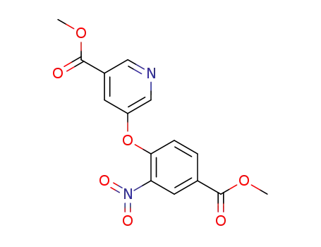 methyl 5-(4-methoxycarbonyl-2-nitrophenoxy)nicotinate