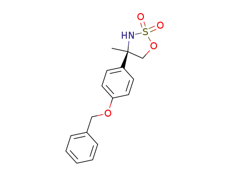 (R)-4-(4-(benzyloxy)phenyl)-4-methyl-1,2,3-oxathiazolidine 2,2-dioxide