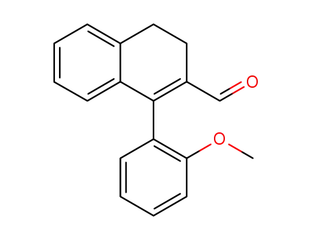 Molecular Structure of 350691-09-7 (2-Naphthalenecarboxaldehyde, 3,4-dihydro-1-(2-methoxyphenyl)-)