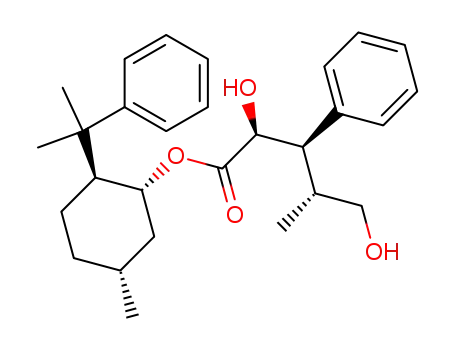 (-)-8-phenylmenthyl (2S,3R,4R)-2,5-dihydroxy-4-methyl-3-phenylpentanoate