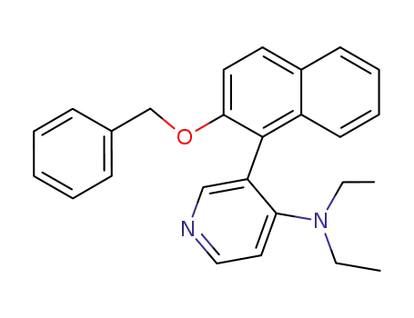 diethyl{3-[2-(phenylmethoxy)naphthyl](4-pyridyl)}-amine