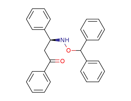 1-Propanone, 3-[(diphenylmethoxy)amino]-1,3-diphenyl-, (3S)-