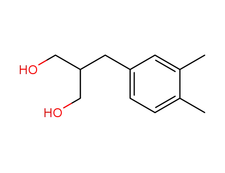 Molecular Structure of 289902-88-1 (2-(3,4-dimethylbenzyl)propane-1,3-diol)
