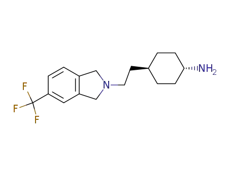 4-[2-(5-trifluoromethyl-1,3-dihydro-isoindol-2-yl)-ethyl]-cyclohexylamine