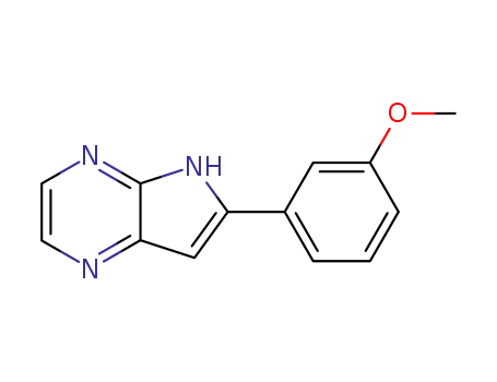4H-Pyrrolo[2,3-b]pyrazine, 6-(3-methoxyphenyl)-