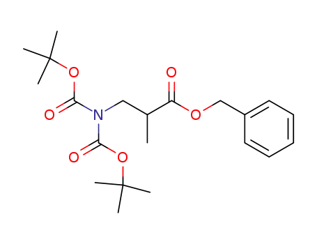 Propanoic acid, 3-[bis[(1,1-dimethylethoxy)carbonyl]amino]-2-methyl-,
phenylmethyl ester