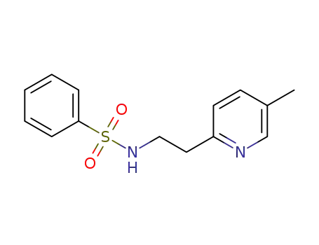 Molecular Structure of 1527527-91-8 (N-(2-(5-methylpyridin-2-yl)ethyl)benzenesulfonamide)