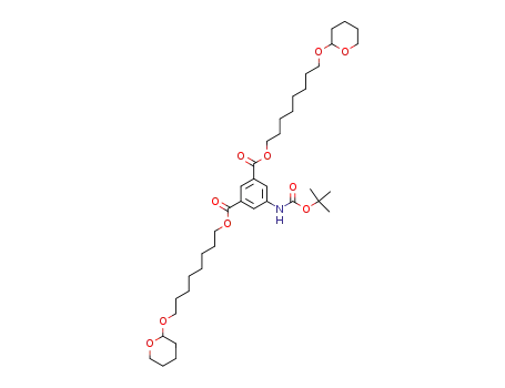 bis[8-[(tetrahydro-2H-pyran-2-yl)oxy]octyl] N-tert-butoxycarbonyl-5-aminoisophthalate