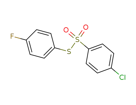 Molecular Structure of 361477-25-0 ((S)-p-Fluorophenyl p-chlorobenzenethiosulfonate)