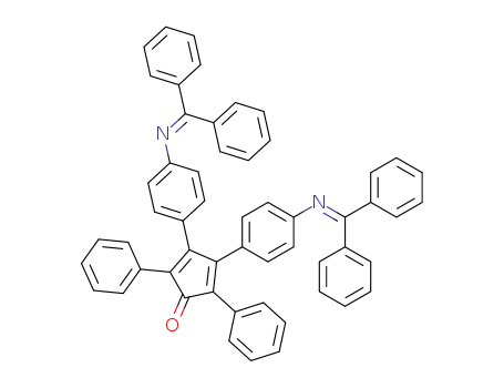 Molecular Structure of 391248-33-2 (2,4-Cyclopentadien-1-one,
3,4-bis[4-[(diphenylmethylene)amino]phenyl]-2,5-diphenyl-)
