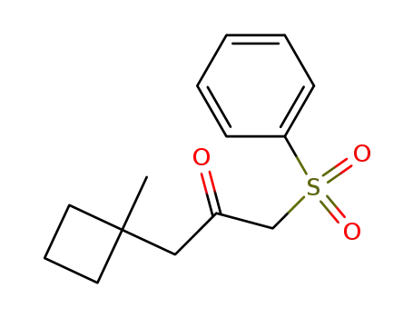 1-(1-Methylcyclobutyl)-3-(phenylsulfonyl)-2-propanone