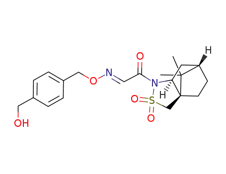 N-[(E)-2-[4-(hydroxymethyl)benzyloxyimino]ethanonyl]bornane-10,2-sultam