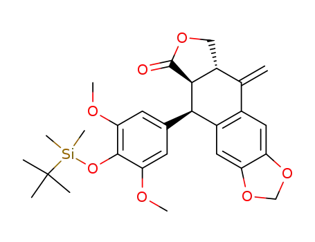 4'-O-tert-butyldimethylsilanyl-4'-O-demethyl-4-deoxy-4-methylene-podophyllotoxin