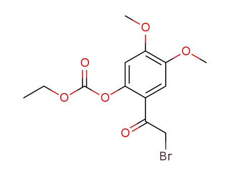 2-(2-bromoacetyl)-4,5-dimethoxyphenyl ethyl carbonate