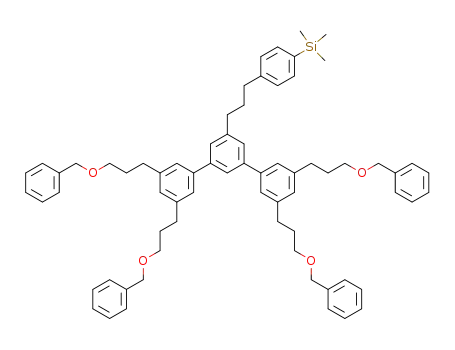 trimethyl(4-{3-[3,5,3'',5''-tetrakis(3-benzyloxypropyl)[1,1':3',1'']terphenyl-5'-yl]propyl}phenyl)silane