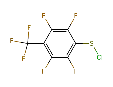 2,3,5,6-tetrafluoro-4-trifluoromethylphenylsulfenyl chloride