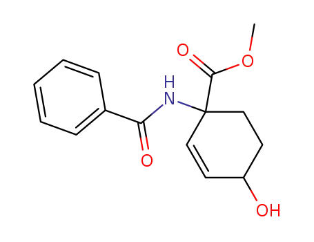1-benzoylamino-4-hydroxy-cyclohex-2-enecarboxylic acid methyl ester