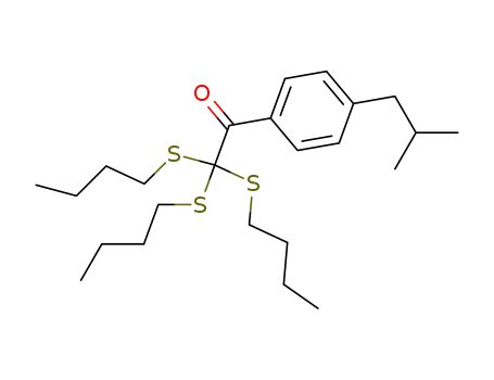 2,2,2-tris(butylsulfanyl)-1-(4-isobutylphenyl)ethanone