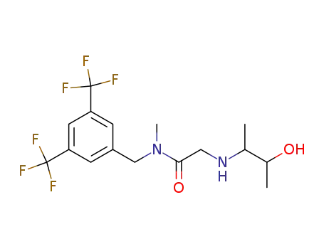 <i>N</i>-(3,5-bis-trifluoromethyl-benzyl)-2-(2-hydroxy-1-methyl-propylamino)-<i>N</i>-methyl-acetamide