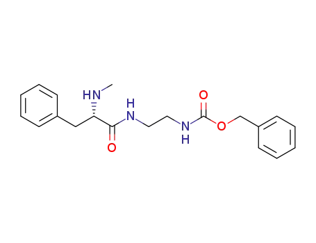 Molecular Structure of 1563182-64-8 ((S)-benzyl 2-(2-(methylamino)-3-phenylpropanamido)ethylcarbamate)
