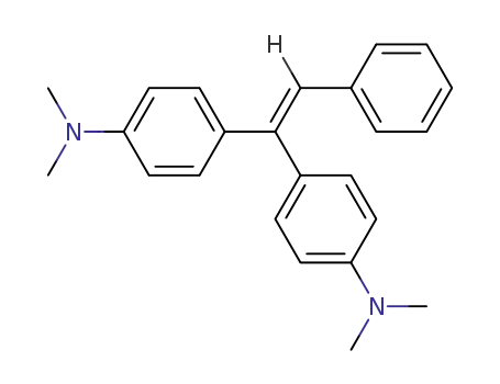 Molecular Structure of 7509-74-2 (4-[1-(4-dimethylaminophenyl)-2-phenyl-ethenyl]-N,N-dimethyl-aniline)