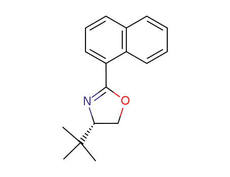 Molecular Structure of 132912-17-5 (1-<4'-(S)-tert-butyloxazolin-2'-yl>naphthalene)