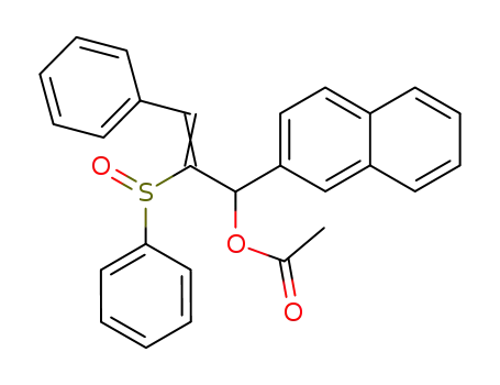 1-acetoxy-1-(2-naphthyl)-3-phenyl-2-(phenylsulfinyl)-2-propene