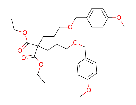 2,2-bis-[3-(4-methoxy-benzyloxy)-propyl]-malonic acid diethyl ester