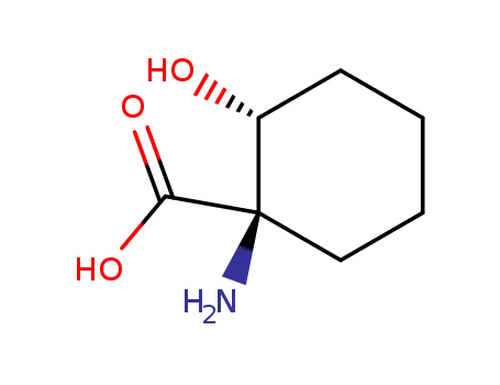 Cyclohexanecarboxylic acid, 1-amino-2-hydroxy-, (1R,2S)- (9CI)