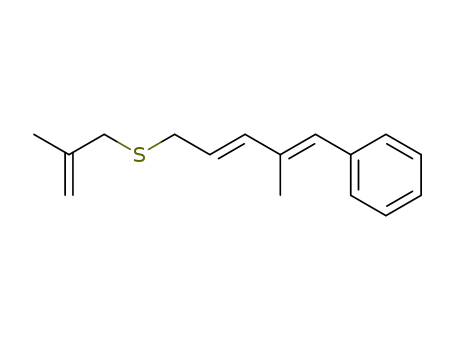 2-methyl-2-propenyl 4'-methyl-5'-phenyl-(2'E,4'E)-pentadienyl sulfide