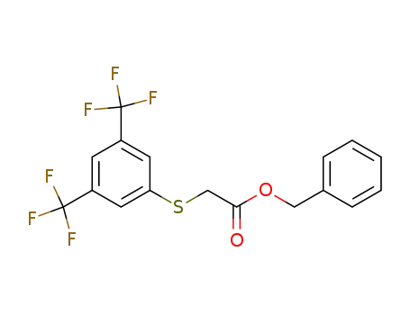 benzyl {[3,5-bis(trifluoromethyl)phenyl]thio}acetate
