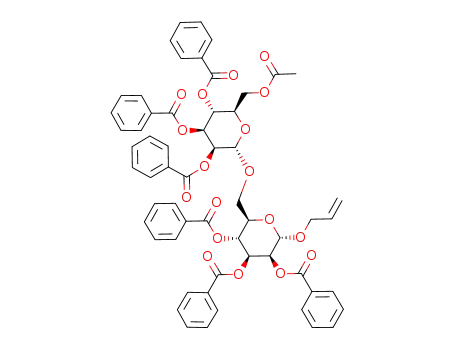 allyl 6-O-acetyl-2,3,4-tri-O-benzoyl-α-D-mannopyranosyl-(1->6)-2,3,4-tri-O-benzoyl-α-D-mannopyranoside