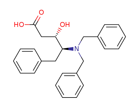 (3S,4S)-4-(N,N-dibenzylamino)-3-hydroxy-5-phenylpentanoic acid