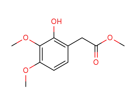 Molecular Structure of 369386-09-4 (methyl 2-hydroxy-3,4-dimethoxyphenylacetate)