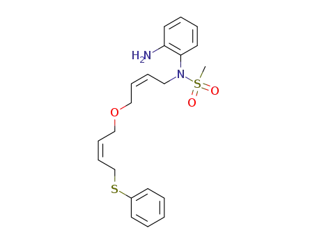 N-(2-aminophenyl)-N-[(Z)-4-{(Z)-4-phenylsulfanylbut-2-enyloxy}but-2-enyl]methanesulfonamide
