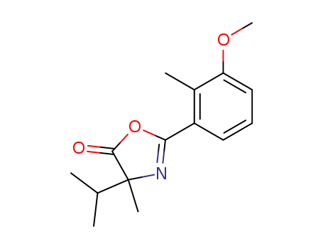 5(4H)-Oxazolone,  2-(3-methoxy-2-methylphenyl)-4-methyl-4-(1-methylethyl)-