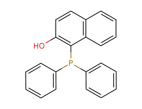 Molecular Structure of 181825-89-8 (2-Naphthalenol, 1-(diphenylphosphino)-)