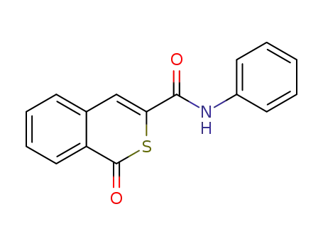 1H-2-Benzothiopyran-3-carboxamide, 1-oxo-N-phenyl-