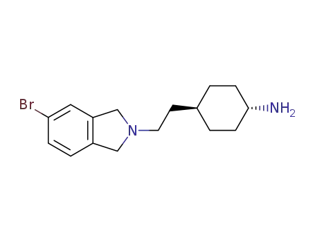 4-[2-(5-bromo-1,3-dihydro-isoindol-2-yl)-ethyl]-cyclohexylamine