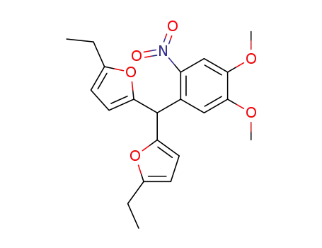 bis(5-ethyl-2-furyl)-(4,5-dimethoxy-2-nitrophenyl)methane