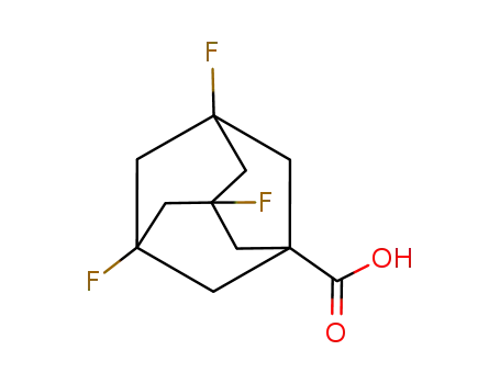 Molecular Structure of 214557-89-8 (3,5,7-Trifluoroadamantane-1-carboxylic acid)