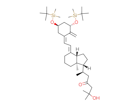 1α,3β-bis[(t-butyldimethylsilyl)oxy]-23-oxo-9,10-secocholesta-5(Z),7(E),10(19)-trien-25-ol