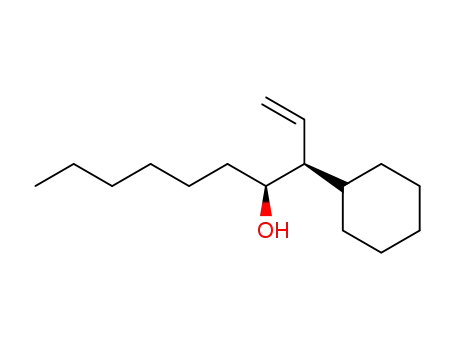 anti-3-cyclohexyl-dec-1-en-4-ol