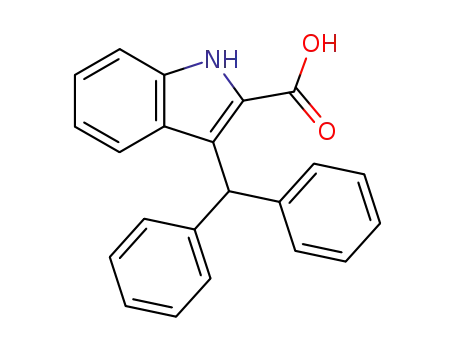1H-Indole-2-carboxylic acid, 3-(diphenylmethyl)-