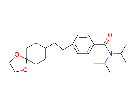 Benzamide,  4-[2-(1,4-dioxaspiro[4.5]dec-8-yl)ethyl]-N,N-bis(1-methylethyl)-