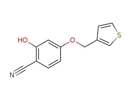 2-hydroxy-4-(thien-3-ylmethoxy)benzonitrile