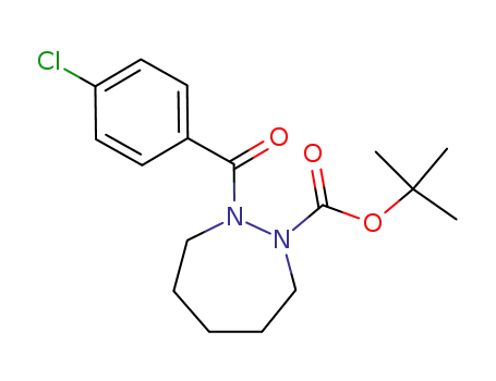 tert-butyl 2-(4-chlorobenzoyl)hexahydro-1,2-diazepine-1-carboxylate