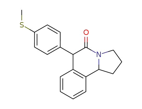6-(4-(methylthio)phenyl)-2,3,6,10b-tetrahydropyrrolo[2,1-a]isoquinolin-5(1H)-one