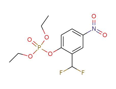Phosphoric acid, 2-(difluoromethyl)-4-nitrophenyl diethyl ester