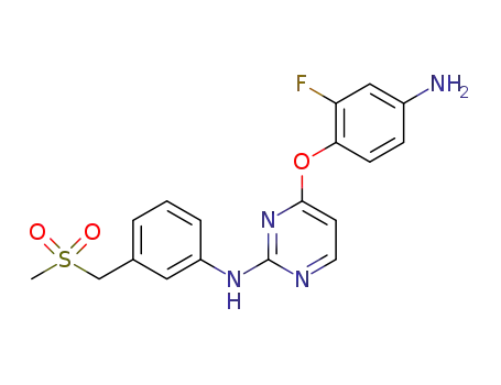 4-(4-amino-2-fluorophenoxy)-N-(3-((methylsulfonyl)methyl)phenyl)pyrimidin-2-amine